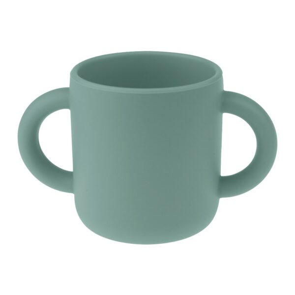 MIMIO Silikonový učící hrneček - OIL GREEN