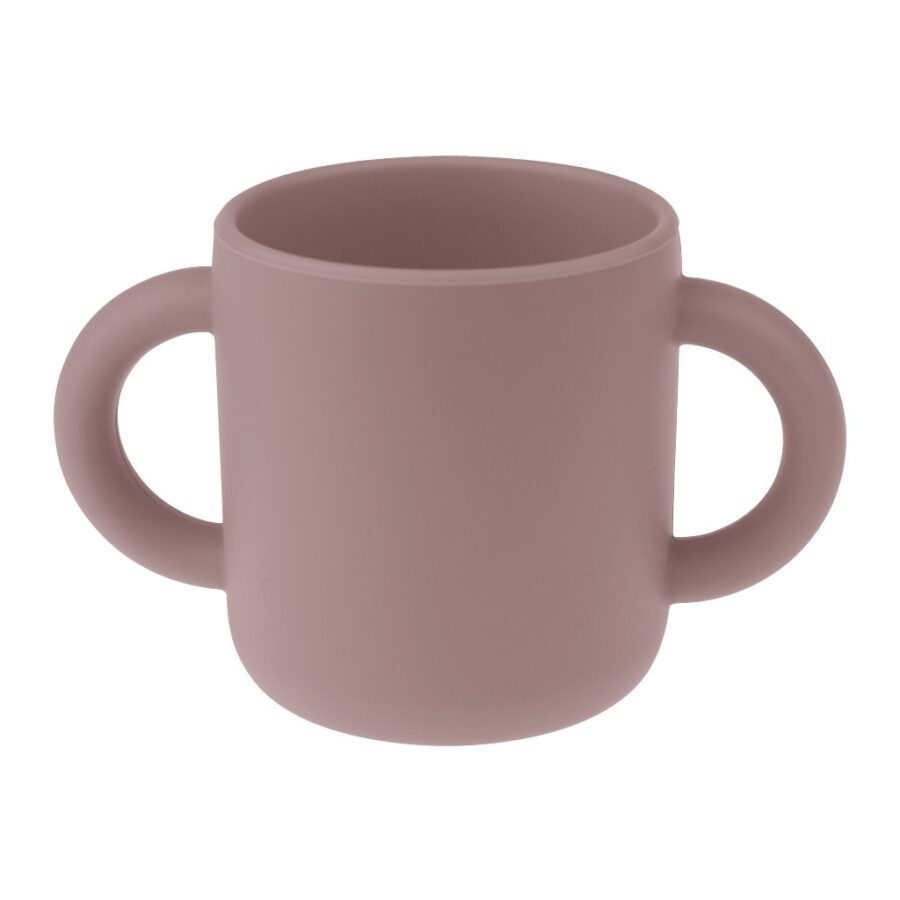 MIMIO Silikonový učící hrneček - PALE MAUVE