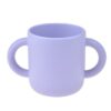 MIMIO Silikonový učící hrneček - PASTEL LILAC