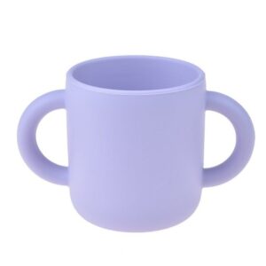 MIMIO Silikónový učiaci hrnček – PASTEL LILAC