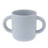 MIMIO Silikónový učovací hrnček – LIGHT GREY