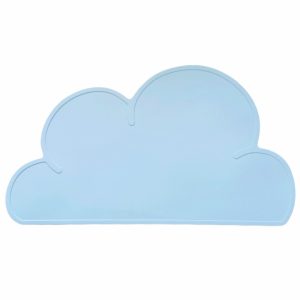 MIMIO Silikónová podložka na stolovanie Mráčik – MODRÁ