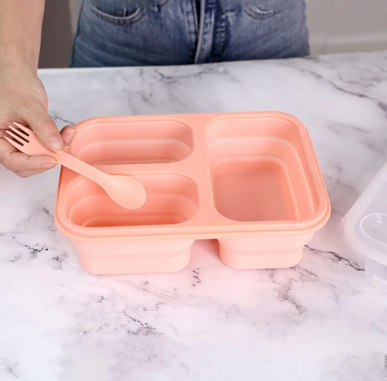 MIMIO Silikonový svačinový box skládací velký