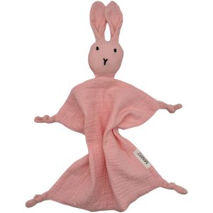 MIMIO Mušelínový muchláčik ZAJAČIK - Candy Pink