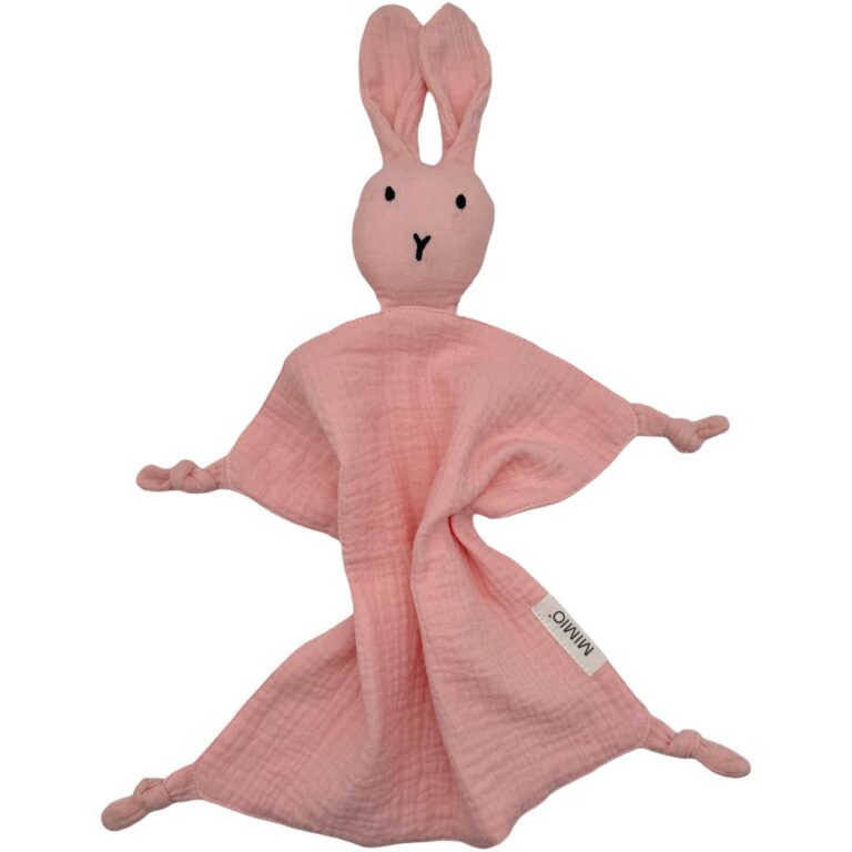 MIMIO Mušelínový muchláčik ZAJAČIK - Candy Pink