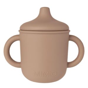 MIMIO Silikónový hrnček s náustkom – CAMEL
