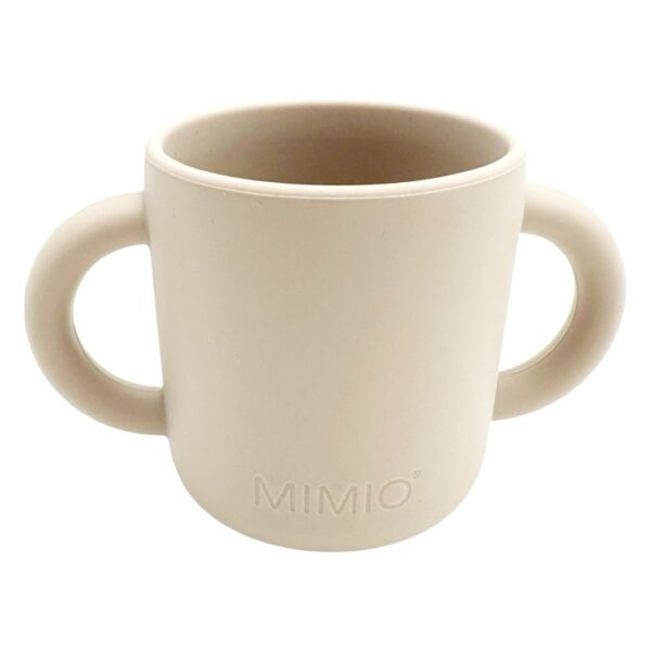 MIMIO Silikonový učící hrneček - IVORY