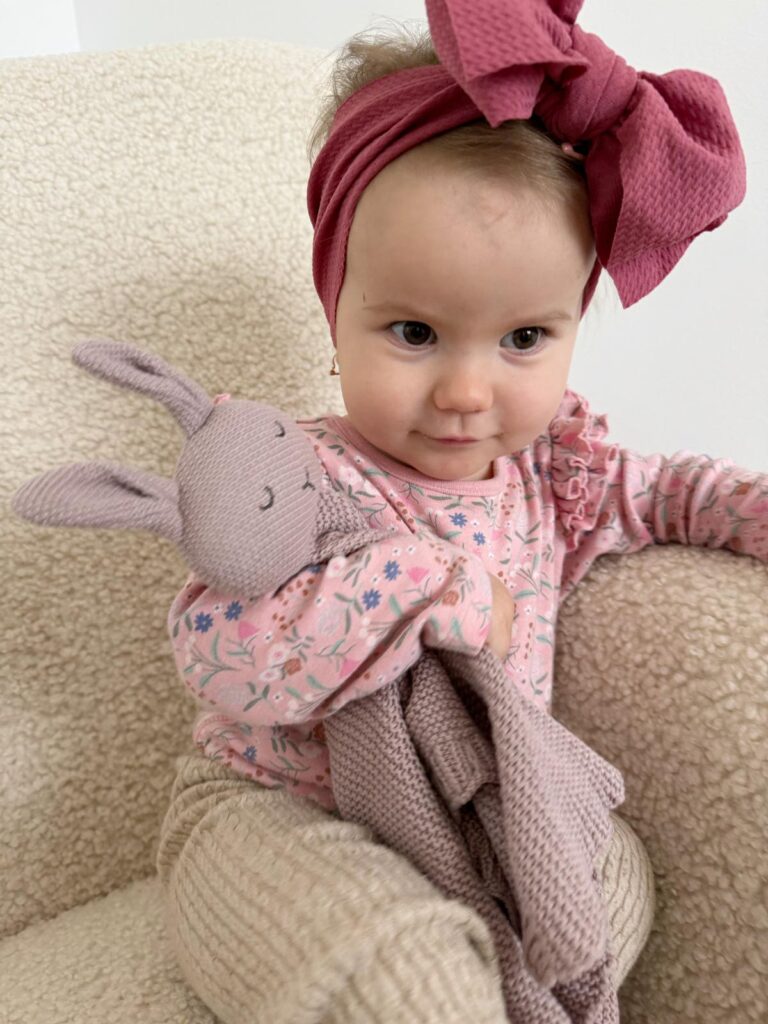 MIMIO Pletený mojkáčik Bunny - Rainbow - Image 3
