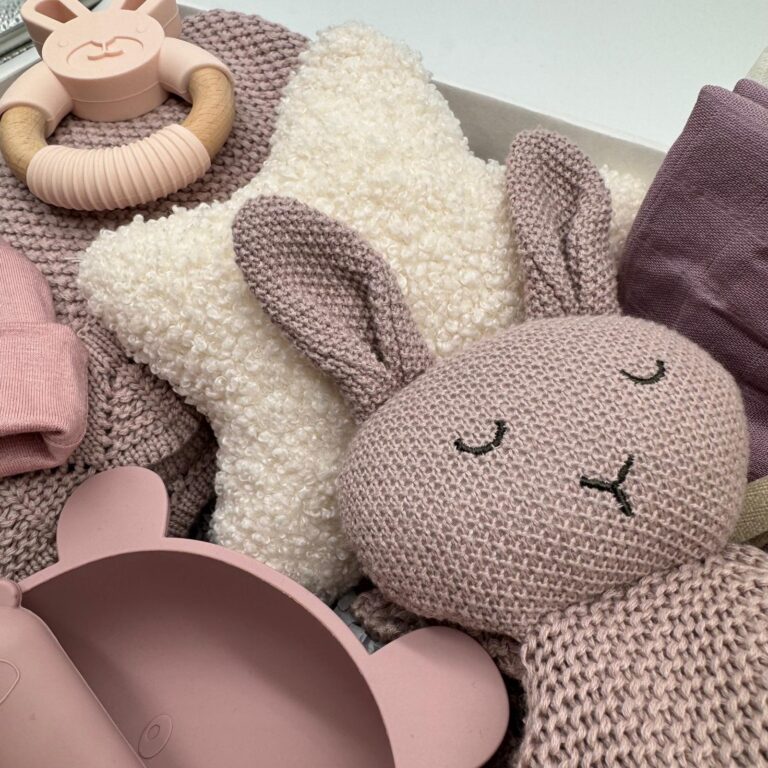 MIMIO Pletený mojkáčik Bunny - Karamel - Image 2