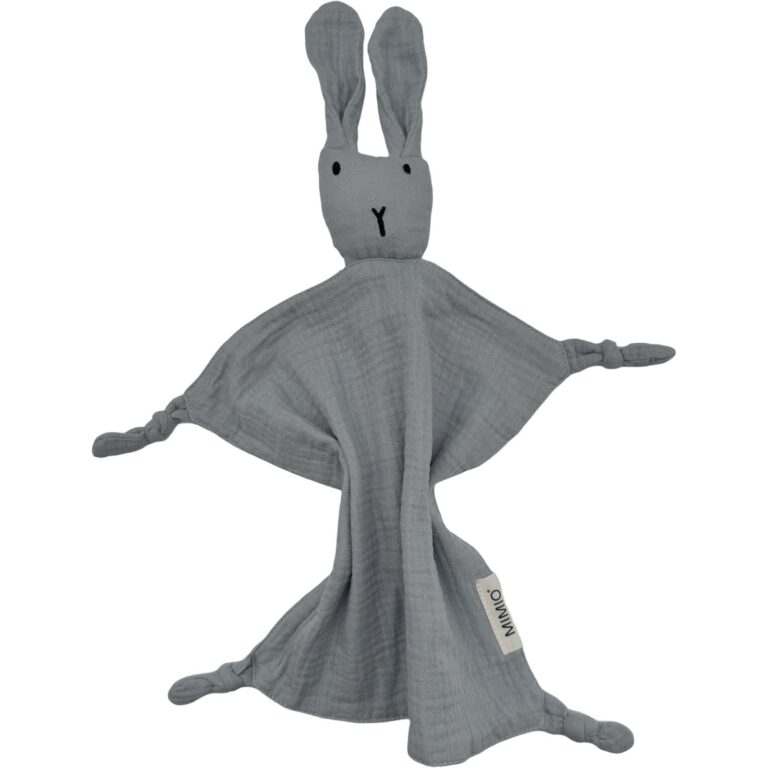 MIMIO Mušelínový mojkáčik ZAJAČIK - Grey Blue