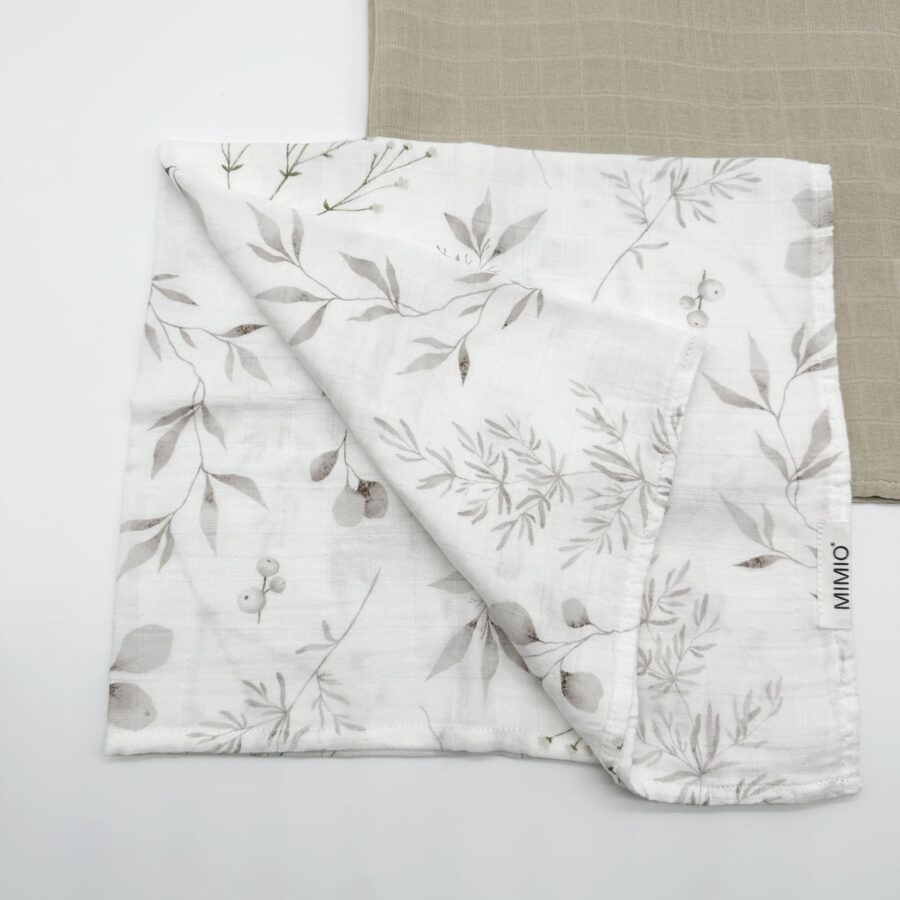 MIMIO Set látkových bambusových plenek 2ks - CREAM