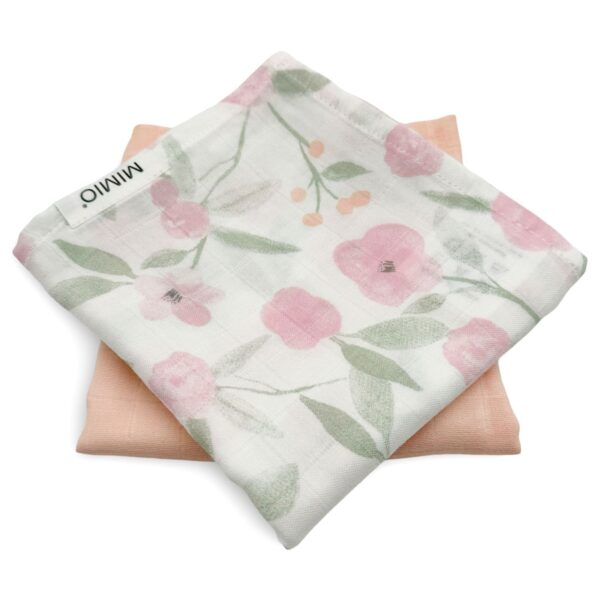 MIMIO Set látkových bambusových plienok 2 ks – SPRING LEAFY