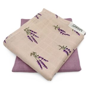 MIMIO Bambusové látkové plienky 2 ks – LAVENDER