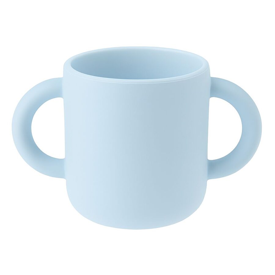 MIMIO Silikónový učiaci hrnček – PASTEL BLUE