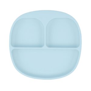 MIMIO Silikónový delený tanier s protišmykom – PASTEL BLUE