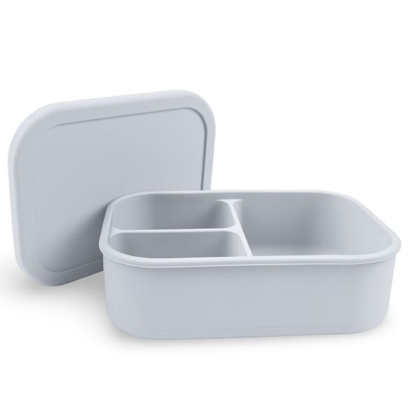 MIMIO Silikónový desiatový box – LIGHT GREY