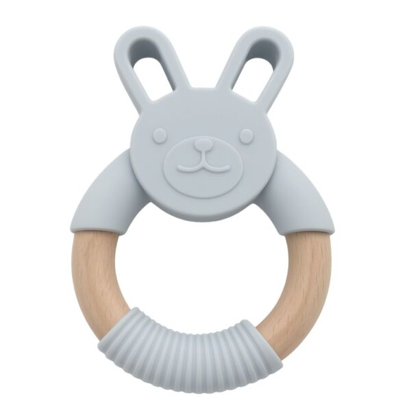 MIMIO Hryzátko Bunny – LIGHT GREY