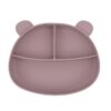 MIMIO Silikónový tanier BEAR – PALE MAUVE