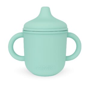MIMIO Silikónový hrnček s náustkom – MINT