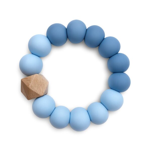 MIMIO Okrúhle hryzátko do ručičky – Sky Blue