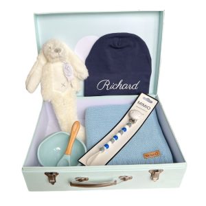 MIMIO Darčekový box pre bábätko s menom – BLUE