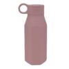 MIMIO Silikónová fľaša na pitie so slamkou – PALE MAUVE