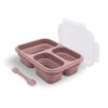 MIMIO Silikónový desiatový box skladací veľký – PALE MAUVE