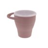 MIMIO Silikónový kelímok na desiatu skladací – PALE MAUVE