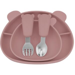 MIMIO Silikónový jedálenský set – PALE MAUVE