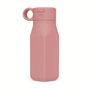 MIMIO Silikónová fľaša na pitie so slamkou – ROSE DAWN
