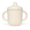 MIMIO Silikónový hrnček s náustkom – IVORY