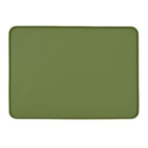MIMIO Silikónová podložka na stolovanie – ARMY GREEN