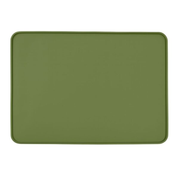 MIMIO Silikónová podložka na stolovanie – ARMY GREEN