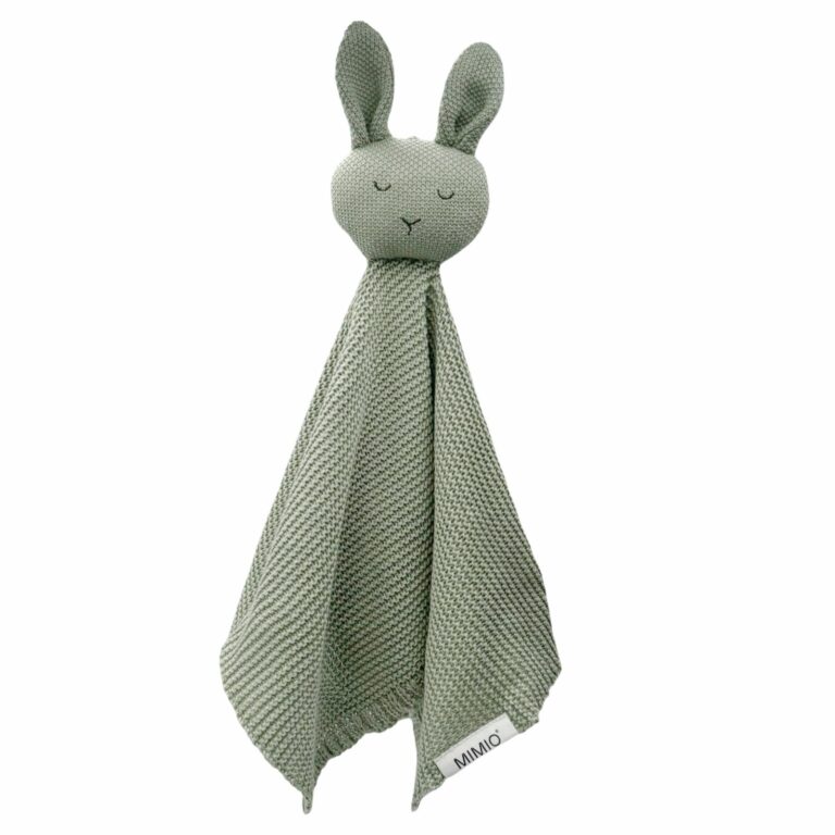 MIMIO Pletený mojkáčik Bunny- Zelený