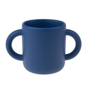 MIMIO Silikónový učiaci hrnček – NAVY