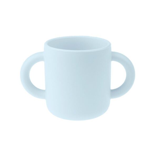 MIMIO Silikonový učící hrneček - PASTEL BLUE