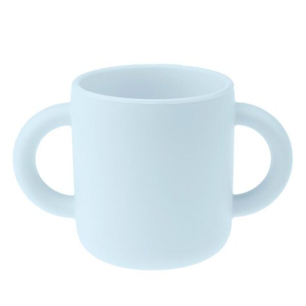 MIMIO Silikónový učiaci hrnček – PASTEL BLUE