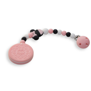 MIMIO Klip hryzátko sušienka - Mickey pink