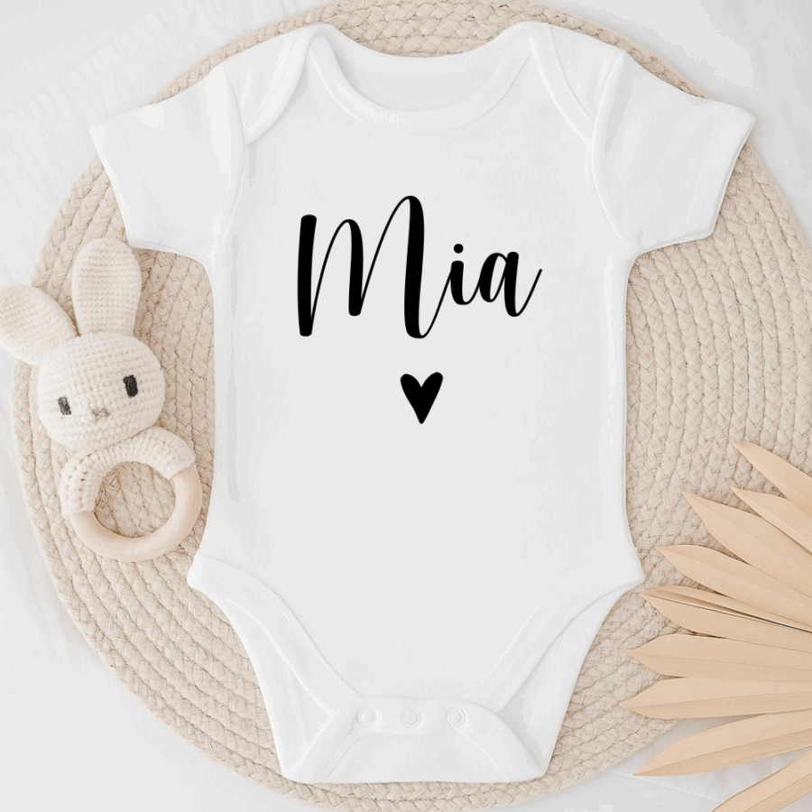 MIMIO Detské body s menom DR – biela verzia HEART