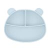 MIMIO Silikónový tanier BEAR – PASTEL BLUE