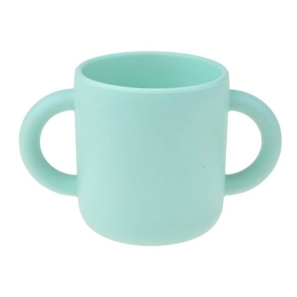 MIMIO Silikónový učiaci hrnček - MINT