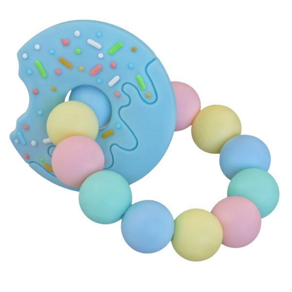 MIMIO Okrúhle hryzátko do ručičky – Modrý donut
