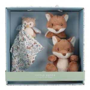 LITTLE DUTCH Darčekový set plyšový – Forest Friends